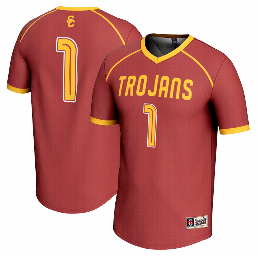 Youth GameDay Greats #1 Cardinal USC Trojans Lightweight Women's Lacrosse Jersey - ujerseystore
