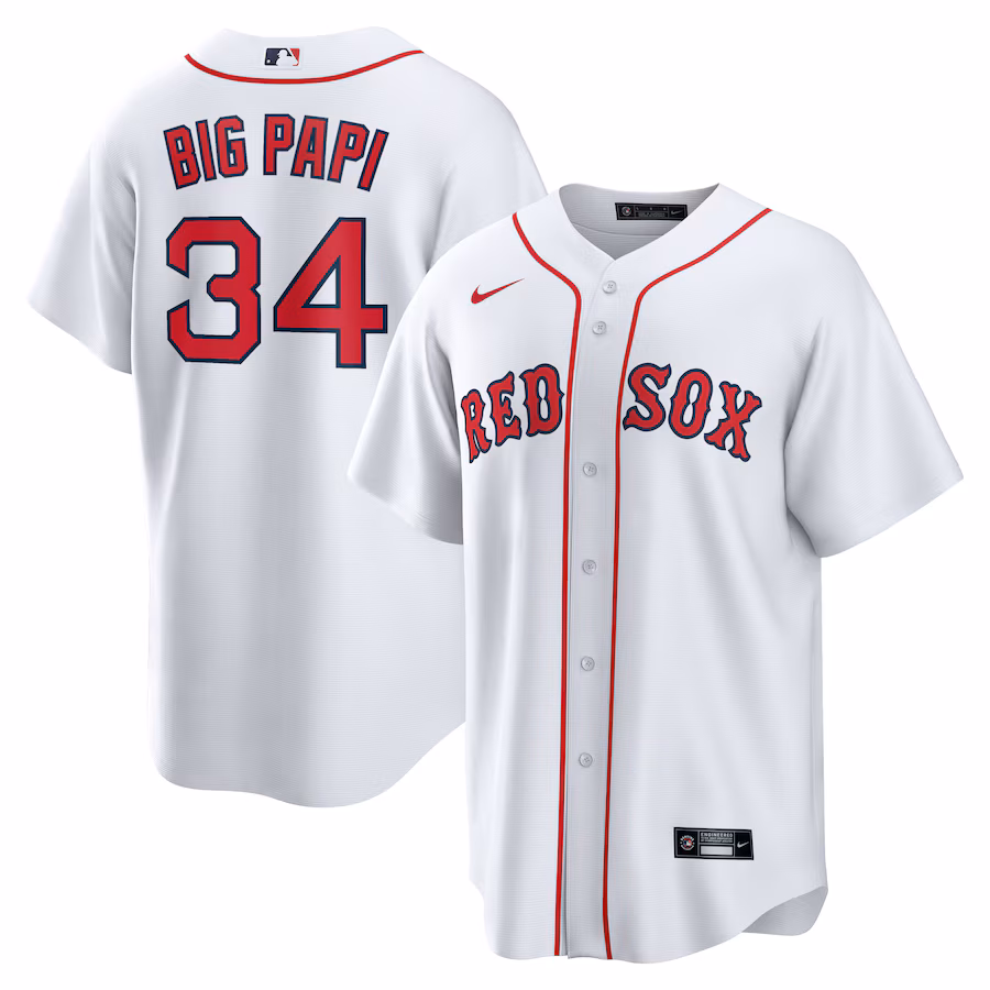 Men's Boston Red Sox David Ortiz Nike White Big Papi Replica Jersey - ujerseystore