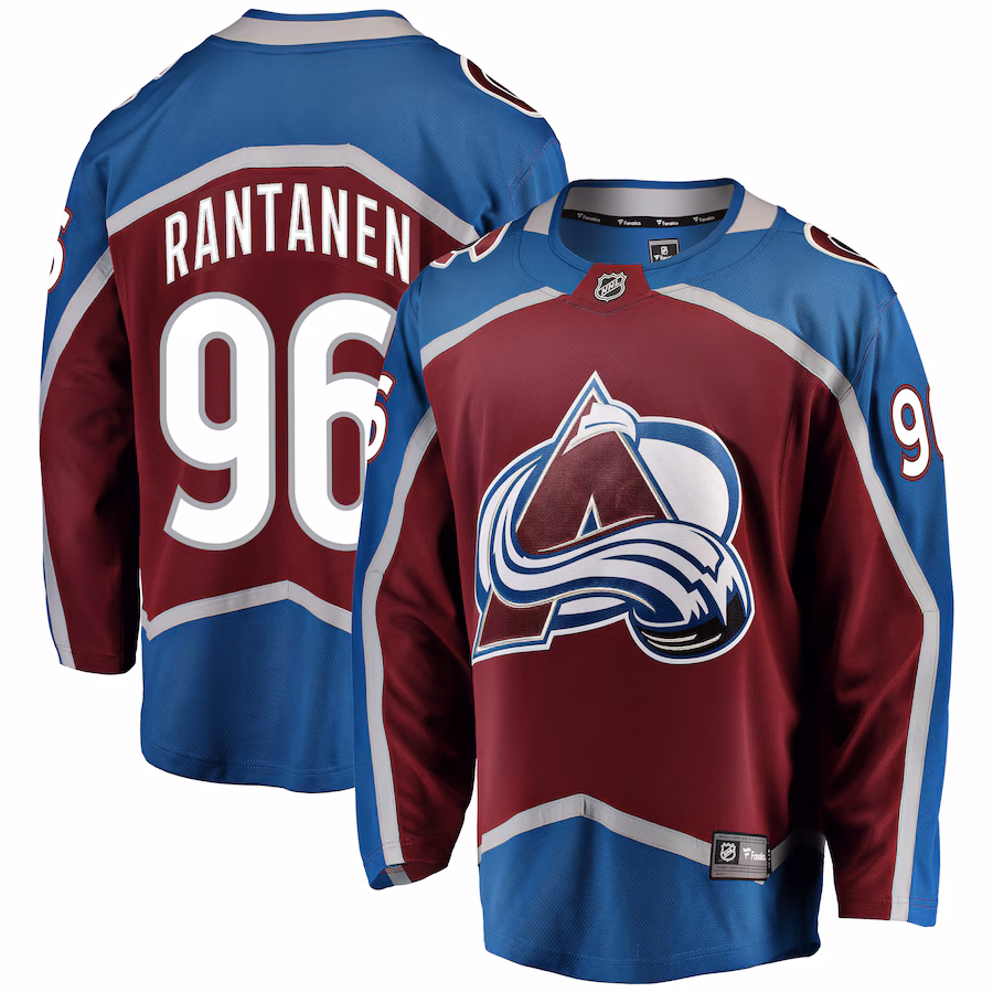 Men's Colorado Avalanche Mikko Rantanen Fanatics Burgundy Breakaway Player Jersey - ujerseystore