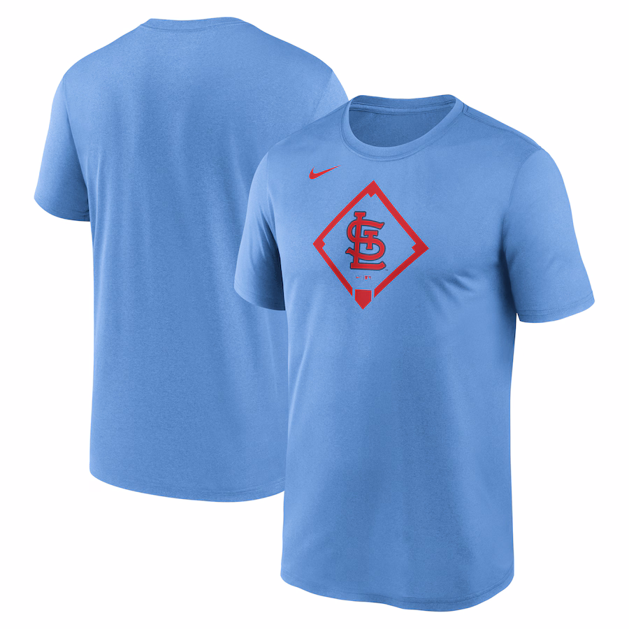 Men's St. Louis Cardinals Nike Light Blue Icon Legend Performance T-Shirt - ujerseystore