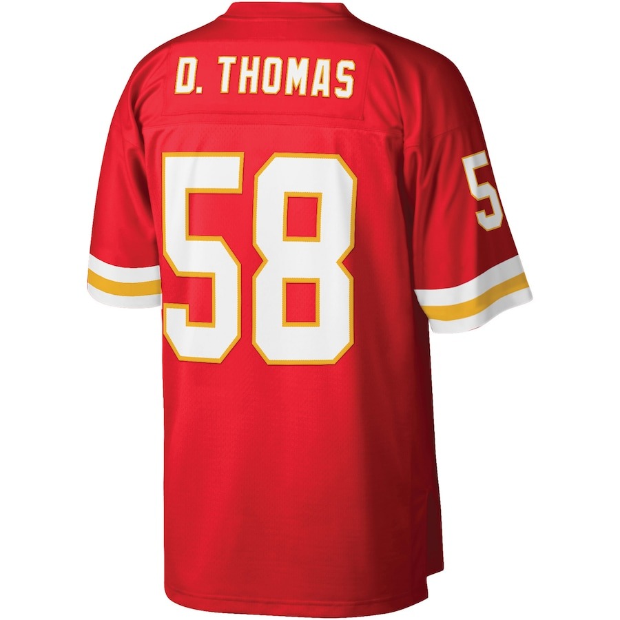 Men's Kansas City Chiefs Derrick Thomas Mitchell & Ness Red Legacy Replica Jersey - ujerseystore
