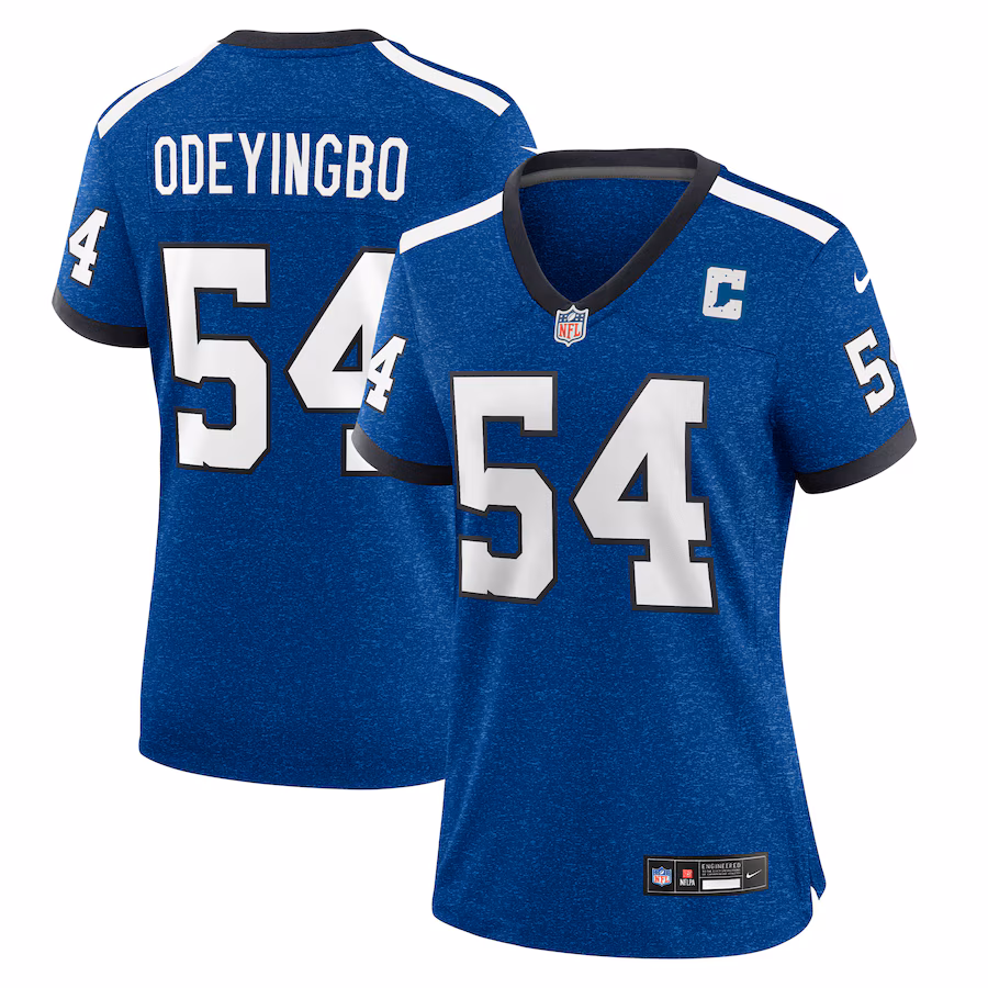 Women's Indianapolis Colts Dayo Odeyingbo Nike Royal Indiana Nights Alternate Game Jersey - ujerseystore