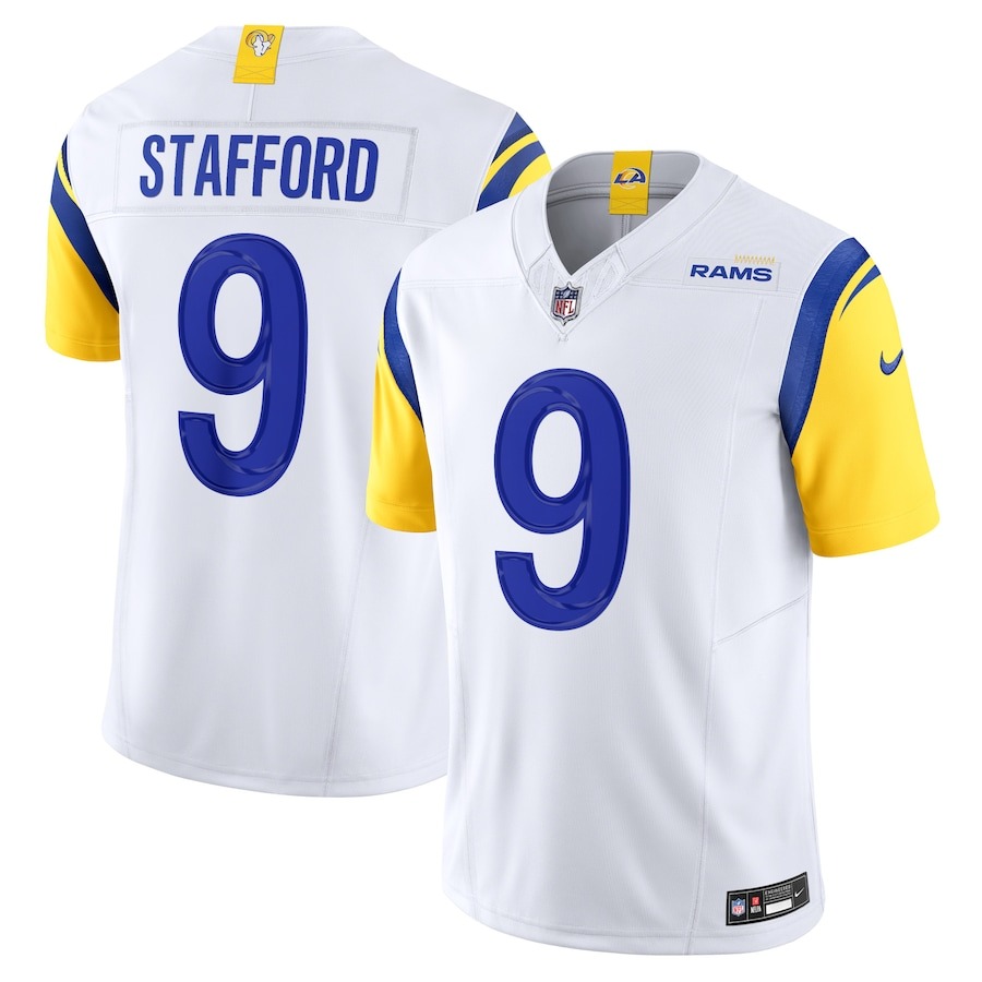 Men's Los Angeles Rams Matthew Stafford Nike White Vapor F.U.S.E. Limited Jersey - ujerseystore