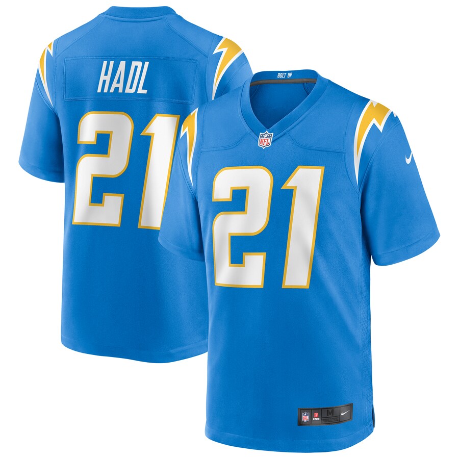 Men's Los Angeles Chargers John Hadl Nike Powder Blue Game Retired Player Jersey - ujerseystore