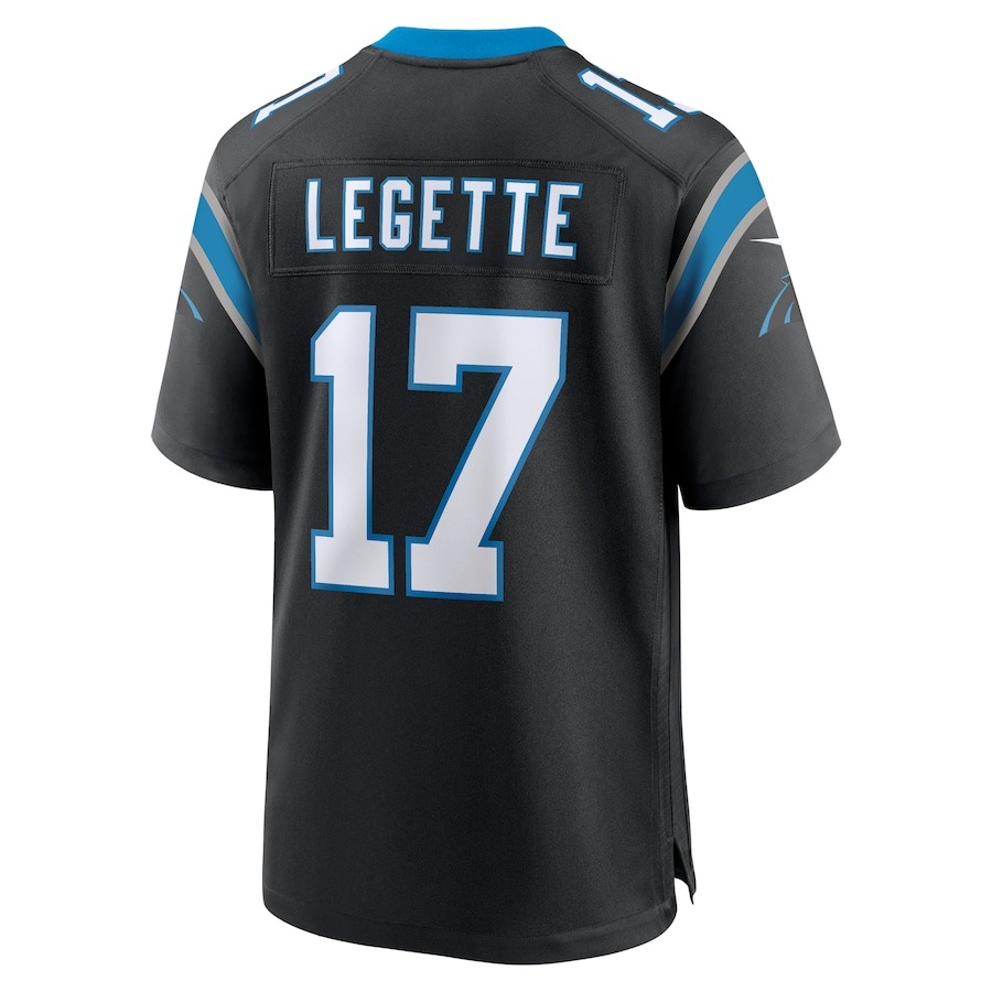 Men's Carolina Panthers Xavier Legette Nike Black 2024 NFL First Round Pick Game Player Jersey - ujerseystore
