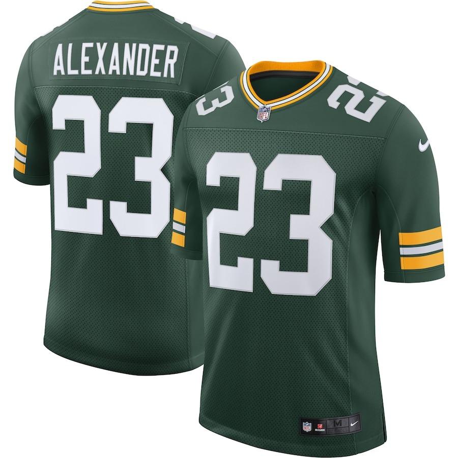 Men's Green Bay Packers Jaire Alexander Nike Green Limited Jersey - ujerseystore