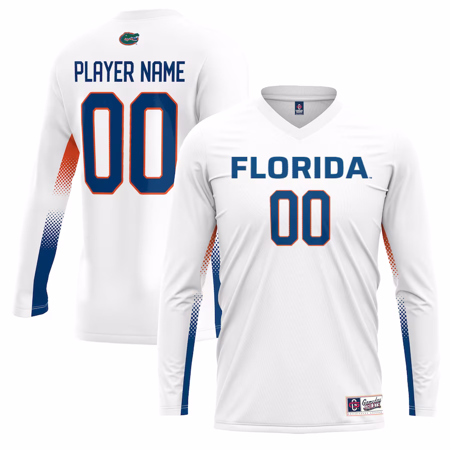 Florida Gators GameDay Greats Unisex NIL Lightweight Volleyball Jersey - White - ujerseystore