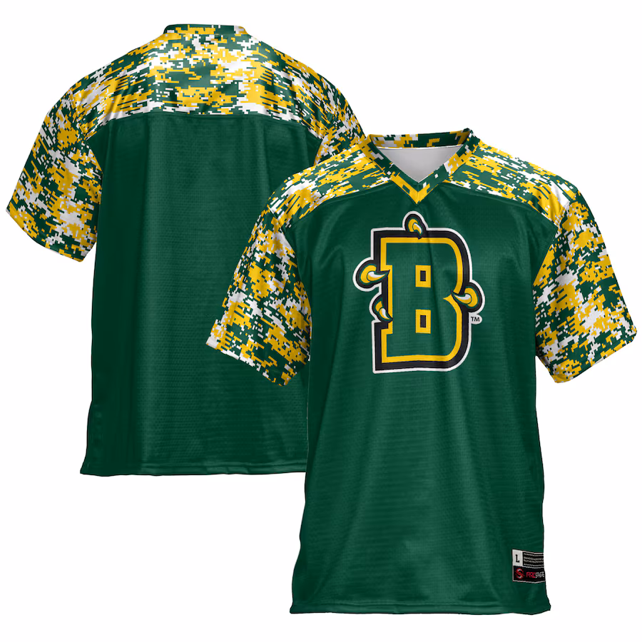 Men's GameDay Greats Green SUNY Brockport Golden Eagles Football Jersey - ujerseystore