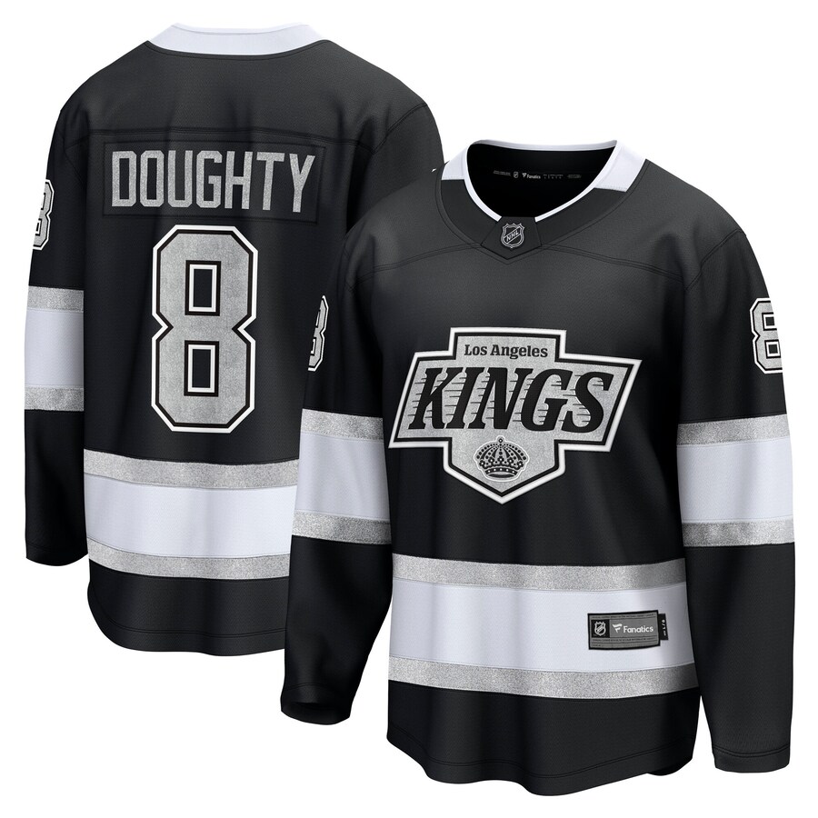 Men's Los Angeles Kings Drew Doughty Fanatics Black Home Premier Breakaway Player Jersey - ujerseystore