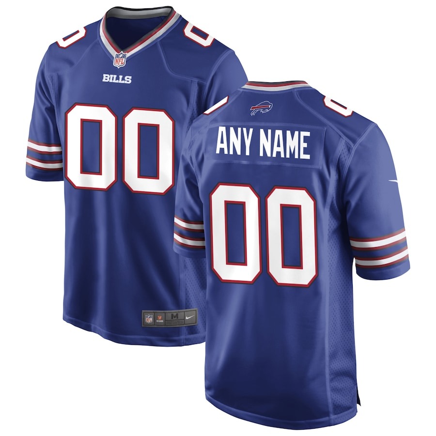 Men's Buffalo Bills Nike Royal Custom Game Jersey - ujerseystore