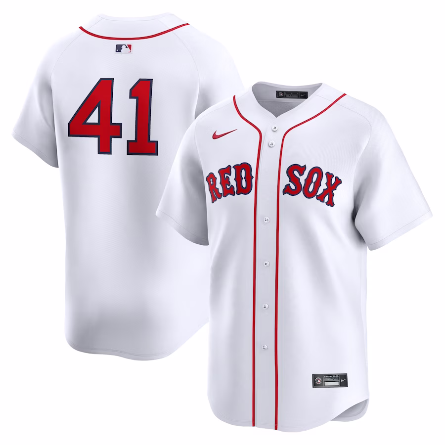 Men's Boston Red Sox Chris Sale Nike White Home Limited Player Jersey - ujerseystore