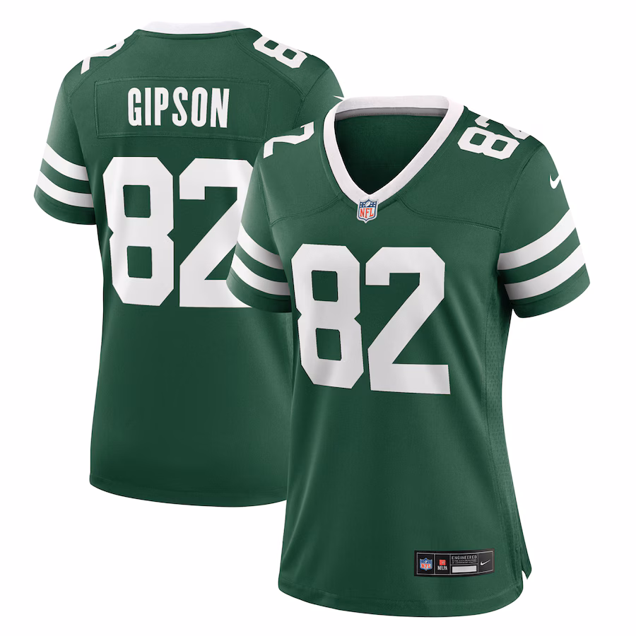 Women's New York Jets Xavier Gipson Nike Legacy Green Team Game Jersey - ujerseystore