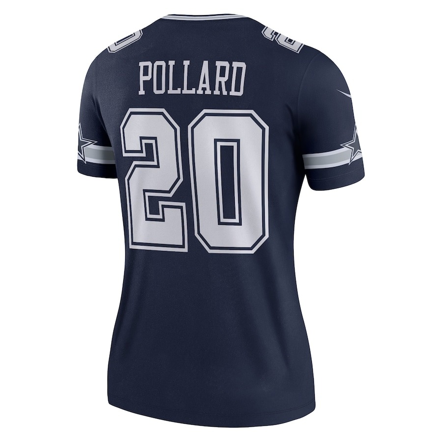 Women's Dallas Cowboys Tony Pollard Nike Navy  Legend Jersey - ujerseystore