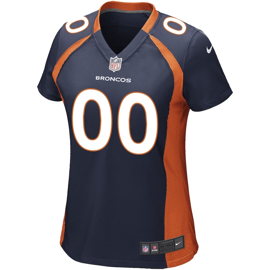 Women's Nike Navy Denver Broncos Alternate Custom Game Jersey - ujerseystore