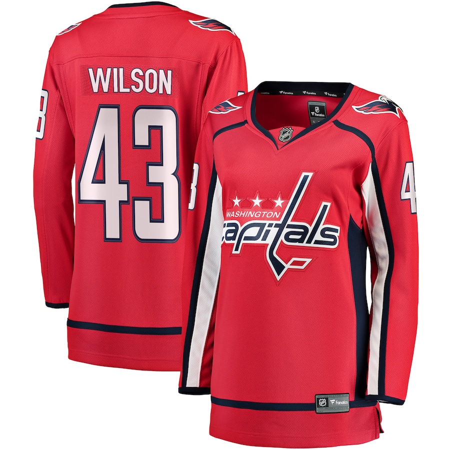 Women's Washington Capitals Tom Wilson Fanatics Red Breakaway Player Jersey - ujerseystore