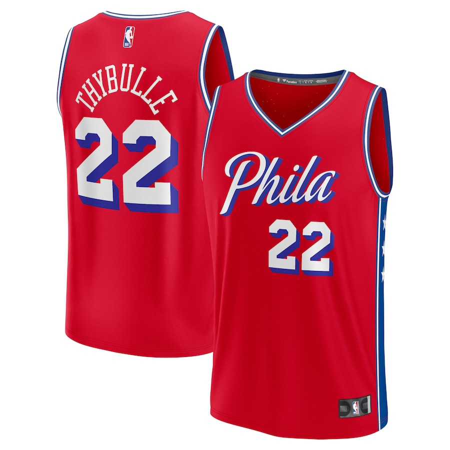 Men's Philadelphia 76ers Matisse Thybulle Fanatics Red Fast Break Replica Player Jersey - Statement Edition - ujerseystore