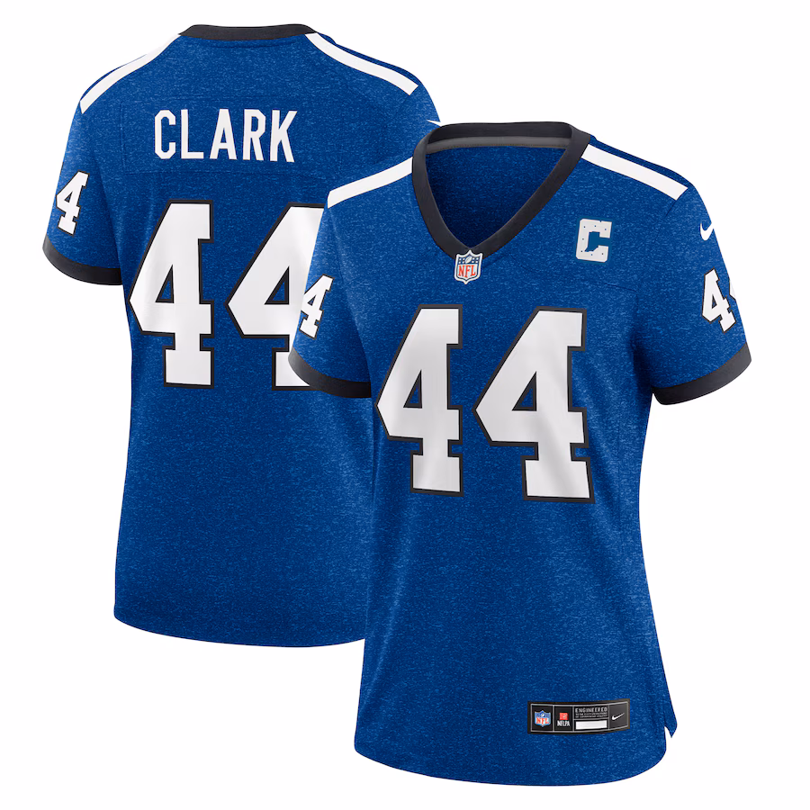 Women's Indianapolis Colts Dallas Clark Nike Royal Indiana Nights Alternate Game Jersey - ujerseystore