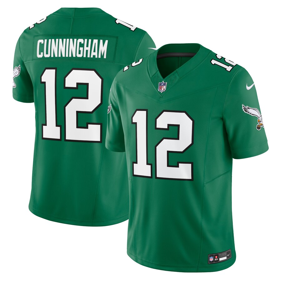 Men's Philadelphia Eagles Randall Cunningham Nike Kelly Green Alternate Vapor F.U.S.E. Limited Jersey - ujerseystore