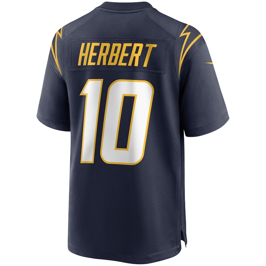 Men's Los Angeles Chargers Justin Herbert Nike Navy Alternate Game Jersey - ujerseystore