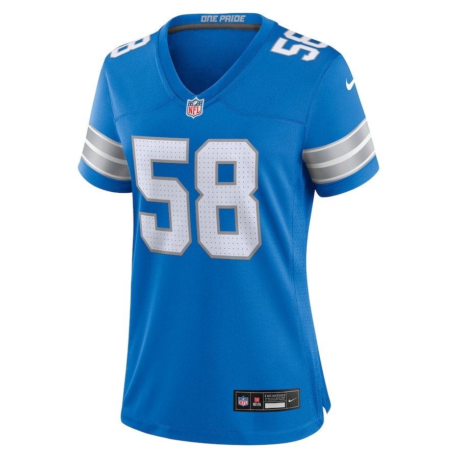 Women's Detroit Lions Penei Sewell Nike Blue Game Jersey - ujerseystore