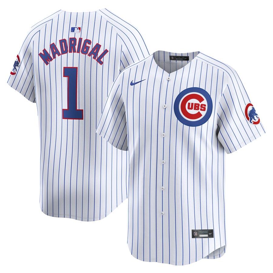 Men's Chicago Cubs Nick Madrigal Nike White Home Limited Player Jersey - ujerseystore