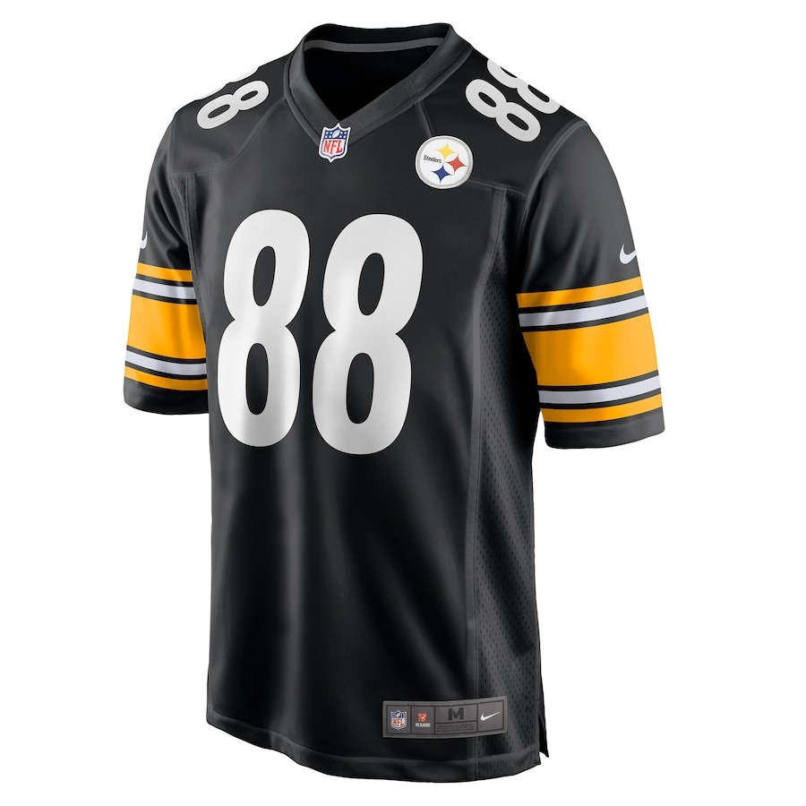Men's Pittsburgh Steelers Pat Freiermuth Nike Black Game Jersey - ujerseystore