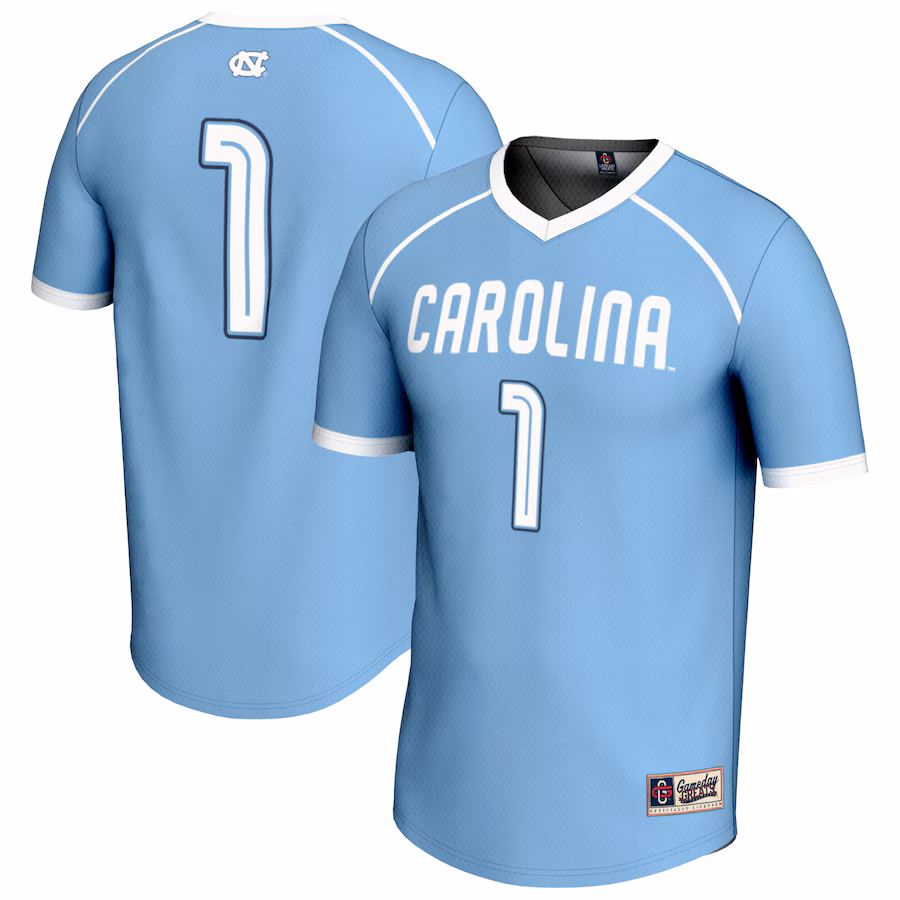 Youth GameDay Greats #1 Carolina Blue North Carolina Tar Heels Lightweight Women's Lacrosse Fashion Jersey - ujerseystore
