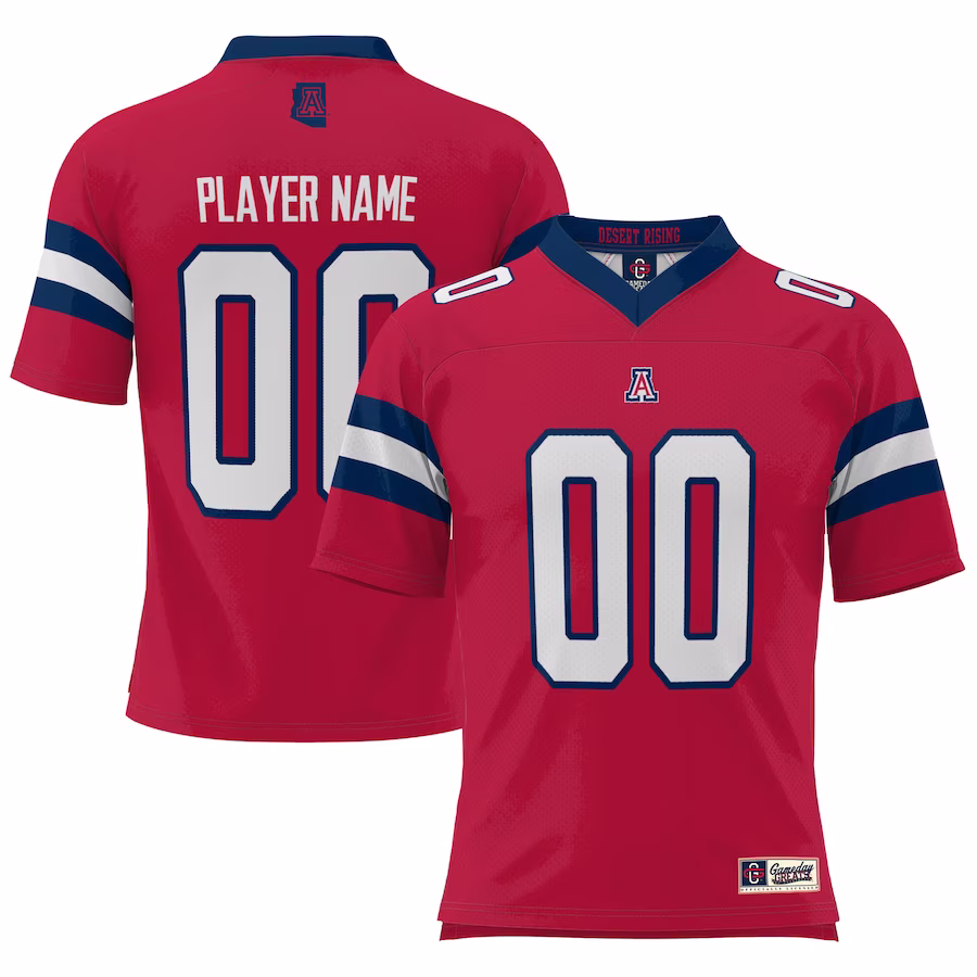 Arizona Wildcats GameDay Greats Youth NIL Pick-A-Player Football Jersey - Red - ujerseystore