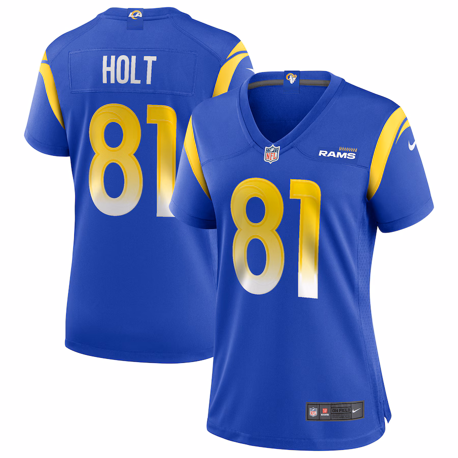 Women's Los Angeles Rams Torry Holt Nike Royal Game Retired Player Jersey - ujerseystore