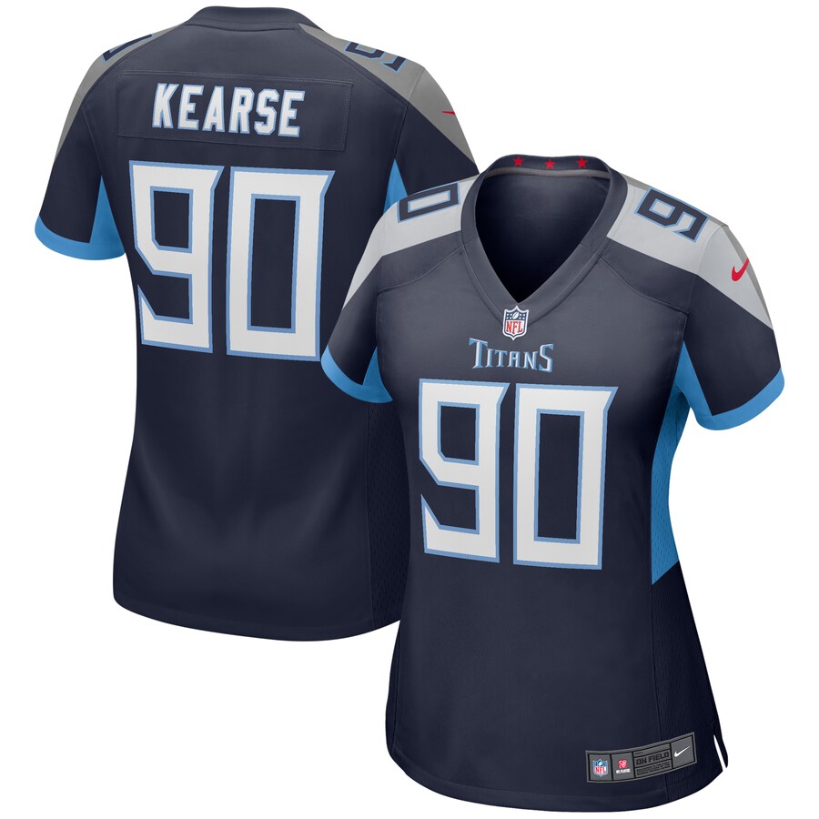 Women's Tennessee Titans Jevon Kearse Nike Navy Game Retired Player Jersey - ujerseystore