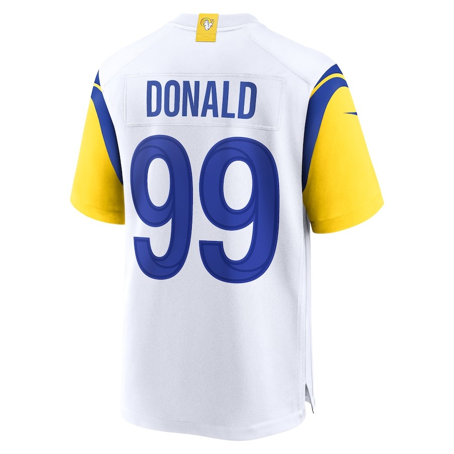 Men's Los Angeles Rams Aaron Donald Nike White Alternate Game Jersey - ujerseystore