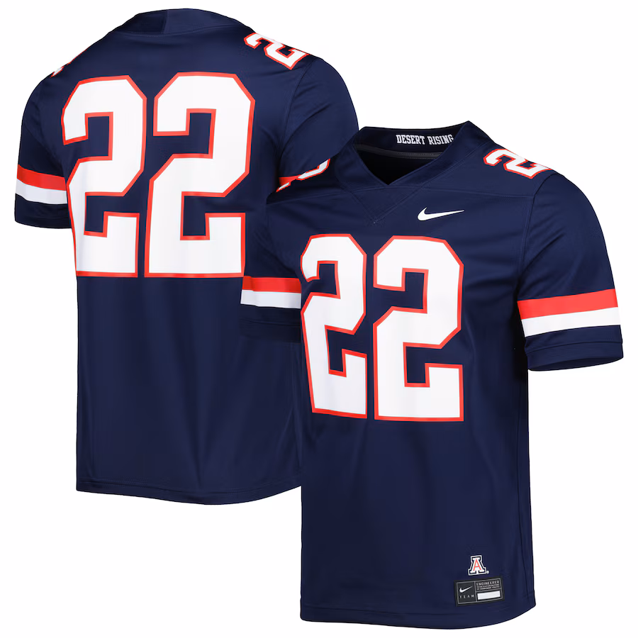 #22 Arizona Wildcats Nike Untouchable Football Jersey - Navy - ujerseystore