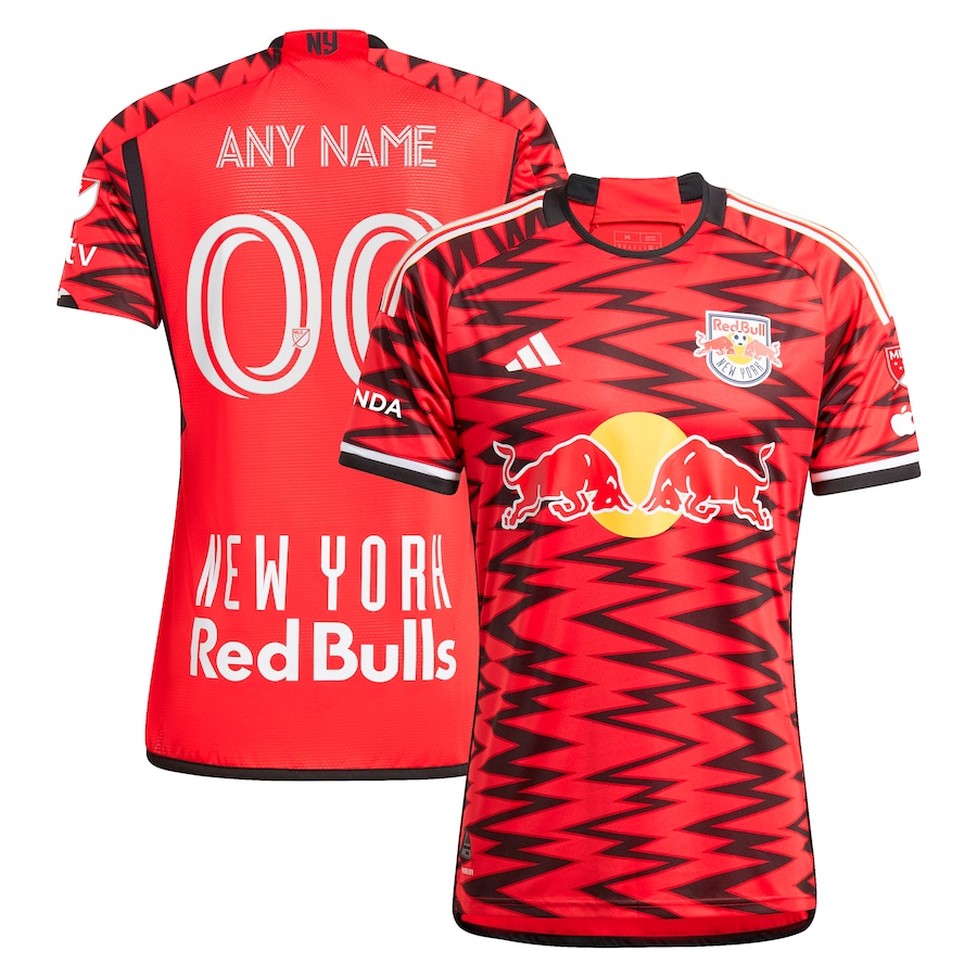Men's New York Red Bulls  adidas Red 2024 Legacy Authentic Custom Jersey - ujerseystore