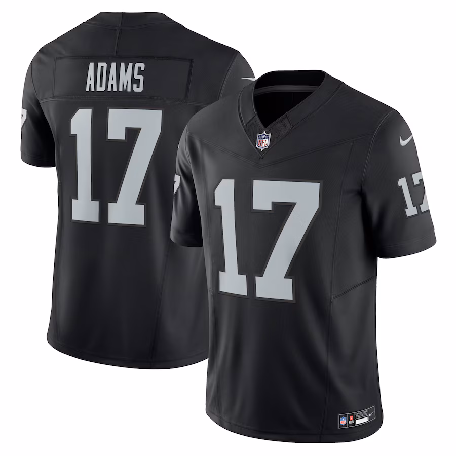 Men's Las Vegas Raiders Davante Adams Nike Black Vapor F.U.S.E. Limited Jersey - ujerseystore
