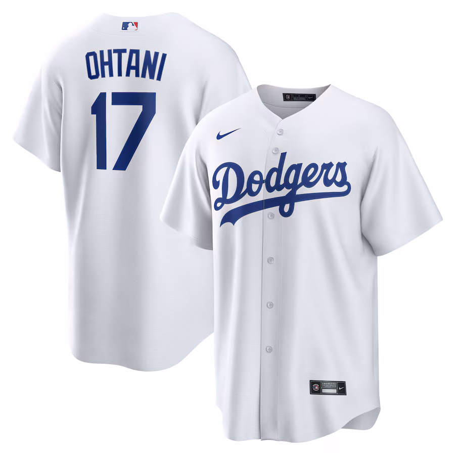 Youth Los Angeles Dodgers Shohei Ohtani Nike White Home Replica Player Jersey - ujerseystore