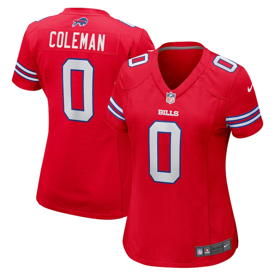 Women's Buffalo Bills Keon Coleman Nike  Red Alternate Game Jersey - ujerseystore