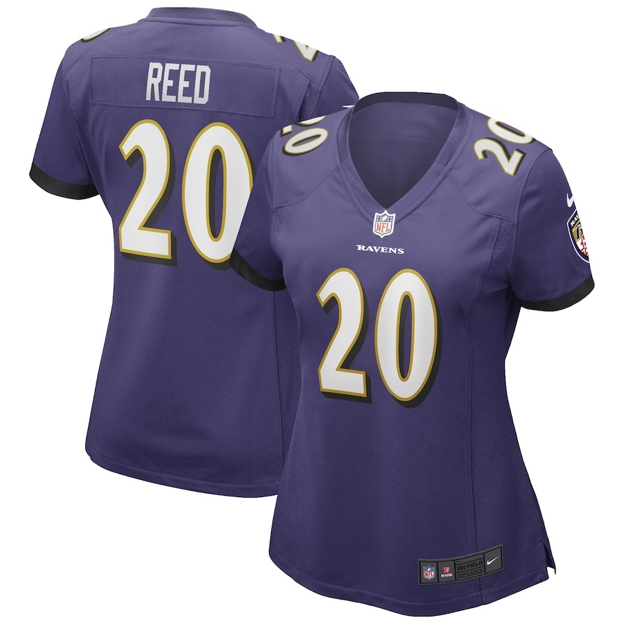 Women's Baltimore Ravens Ed Reed Nike Purple Game Retired Player Jersey - ujerseystore