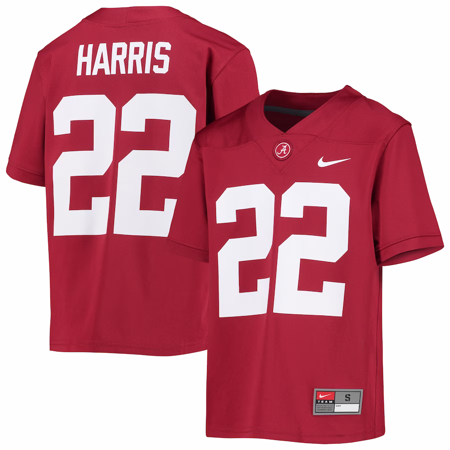 Najee Harris Alabama Crimson Tide Nike Youth Alumni Jersey - Crimson - ujerseystore