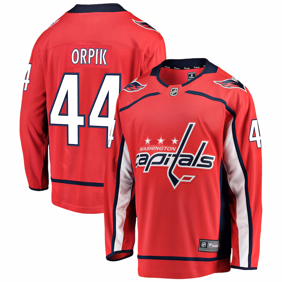 Men's Washington Capitals Brooks Orpik Fanatics Red Breakaway Home Player Jersey - ujerseystore