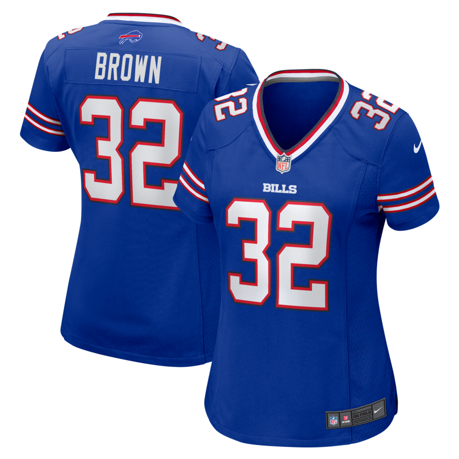 Women's Buffalo Bills Kyron Brown Nike Royal  Game Jersey - ujerseystore