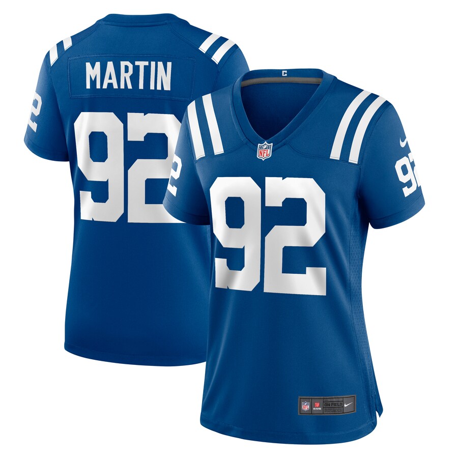 Women's Indianapolis Colts Jacob Martin Nike  Royal Team Game Jersey - ujerseystore