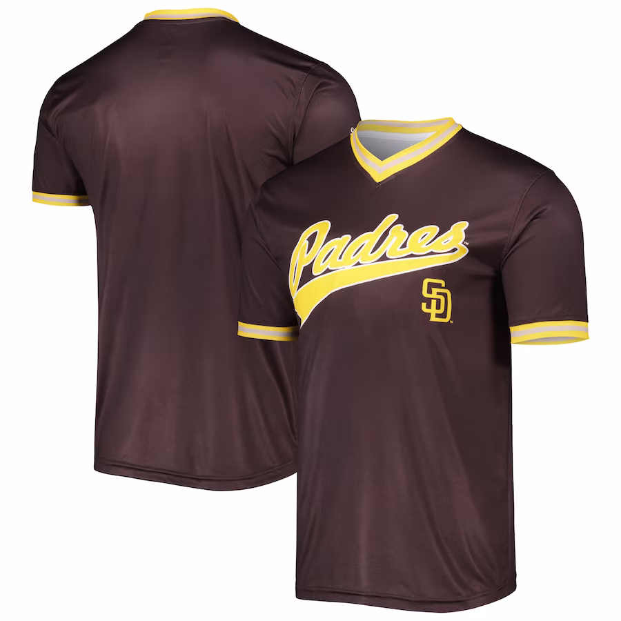 Men's San Diego Padres Stitches Brown Cooperstown Collection Team Jersey - ujerseystore