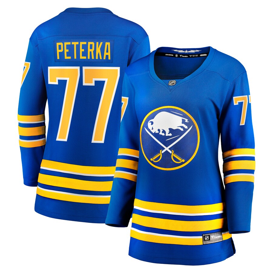 Women's Buffalo Sabres JJ Peterka Fanatics Branded Royal Home Breakaway Player Jersey - ujerseystore