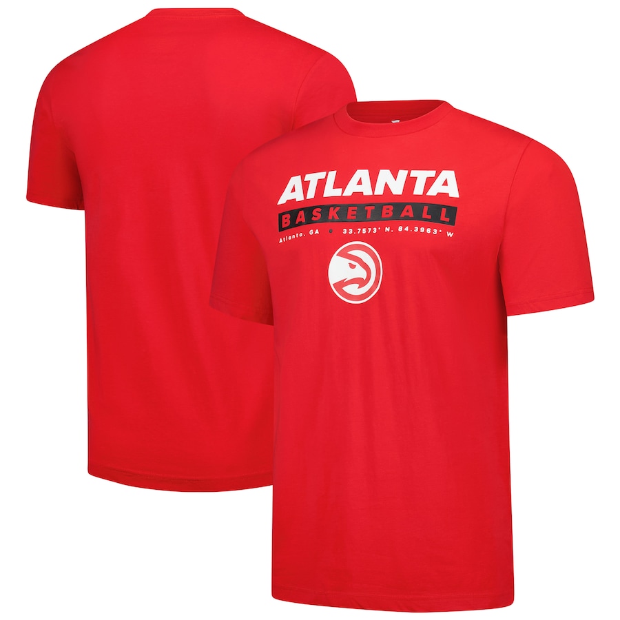 Men's Atlanta Hawks  Fanatics Red Location Just Net T-Shirt - ujerseystore