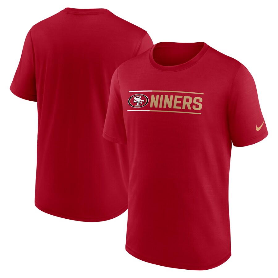 Men's San Francisco 49ers Nike Scarlet Exceed Performance T-Shirt - ujerseystore
