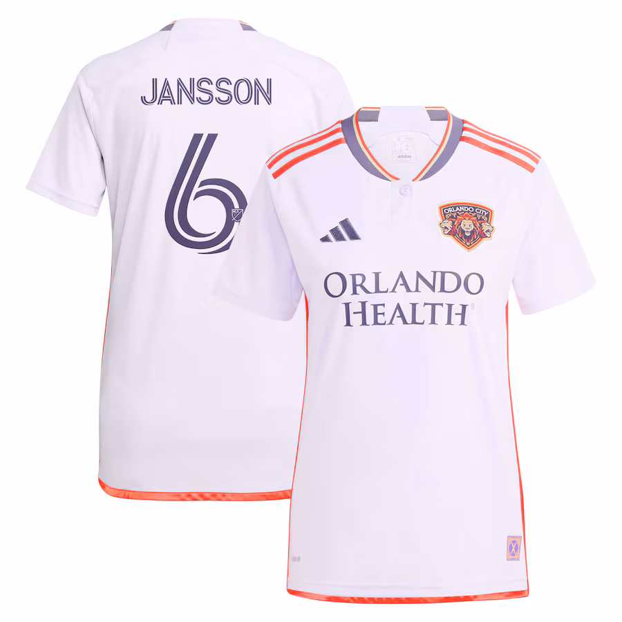 Women's Orlando City SC Robin Jansson adidas Purple 2024 Legacy Kit Replica Player Jersey - ujerseystore