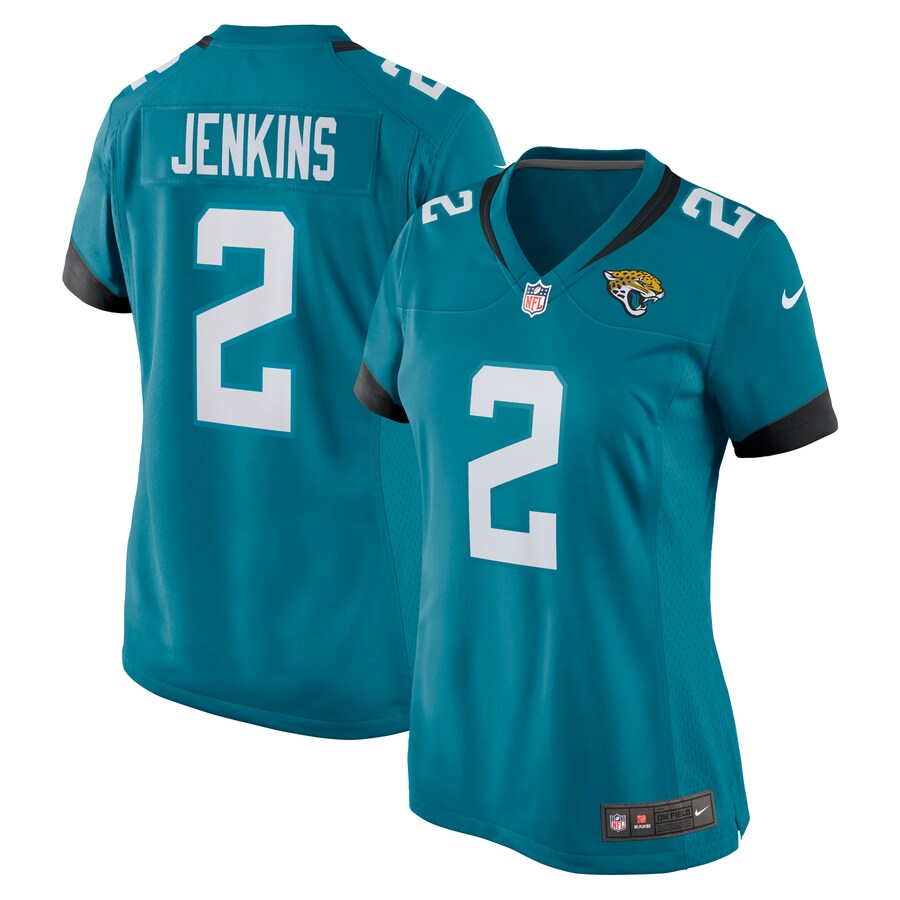 Women's Jacksonville Jaguars Rayshawn Jenkins Nike Teal Game Player Jersey - ujerseystore