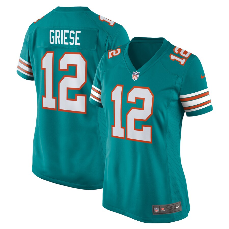 Women's Miami Dolphins Bob Griese Nike Aqua Retired Player Jersey - ujerseystore