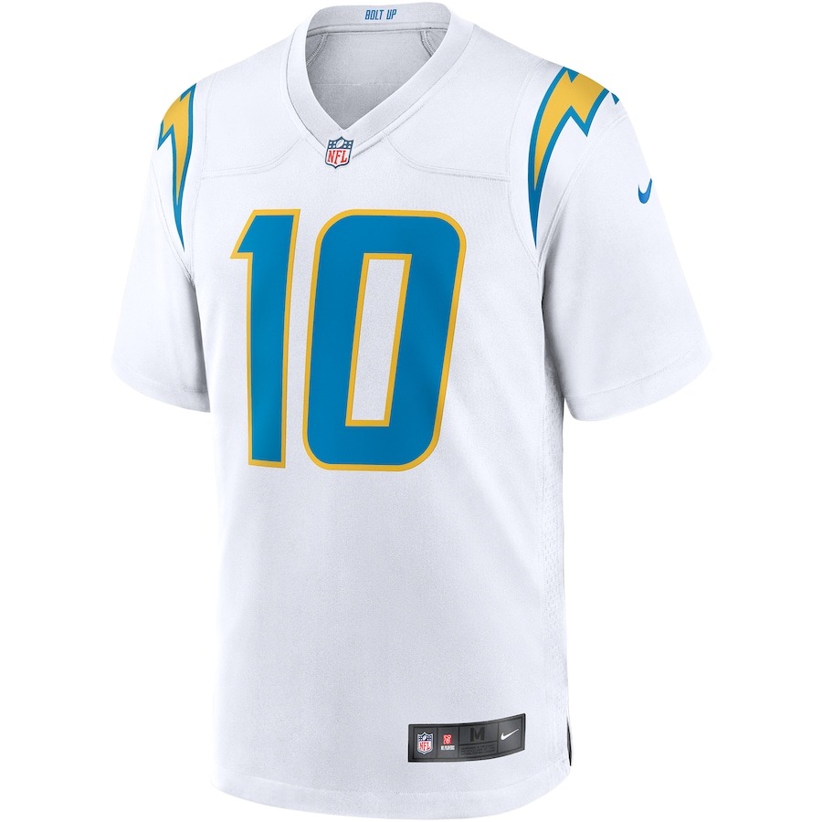 Men's Los Angeles Chargers Justin Herbert Nike White Game Jersey - ujerseystore