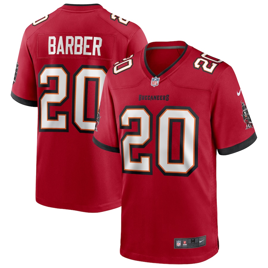 Men's Tampa Bay Buccaneers Ronde Barber Nike Red Game Retired Player Jersey - ujerseystore